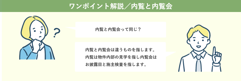 内覧と内覧会の違い